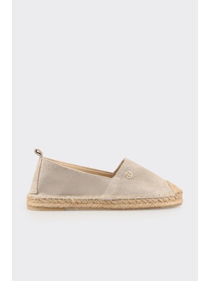 Elle Bej Deri Kadın Espadril
