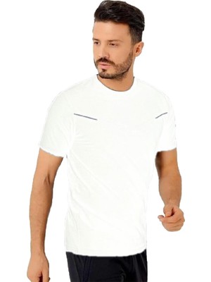 Uhlsport Erkek V Yaka Tişört Pamuk Simple M 3221109