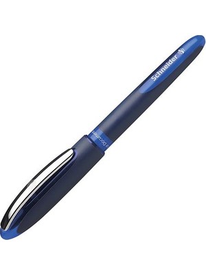 Schneider One Business Roller İmza Kalemi 0.6 Mm Mavi Renk 1 Adet Ergonomik Yazım Kolaylığı