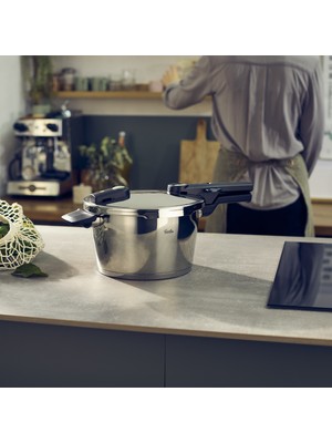 Fissler Vitaquick Elemental Düdüklü Tencere 4,5 Litre