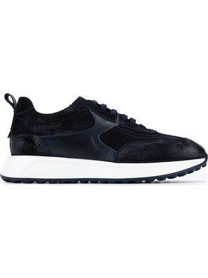 Tamer Tanca Erkek Hakiki Deri Lacivert Süet Sneakers & Spor Ayakkabı 1171 86-24 Erk Ayk Y26 Lacı Suet