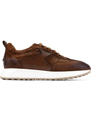 Tamer Tanca Erkek Hakiki Deri Taba Süet Sneakers & Spor Ayakkabı 1171 86-24 Erk Ayk Y26 Taba Suet