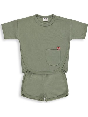Civil Baby Cepli Basic 6-18 Ay Takım - Haki