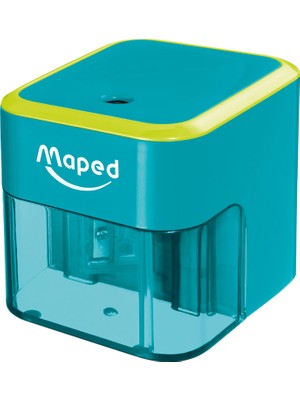 Maped Turbo Twist Tek Delikli Kalemtraş 2.0 Pilli Mavi Renkli 1 Adet Pratik Kullanım