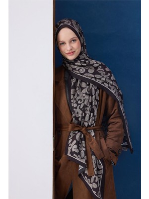 Silk Home Urban Hours Harmony Siyah Mayda Şal 190X70