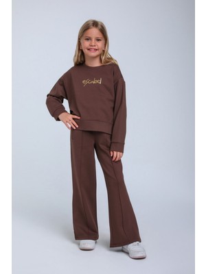 Hause Kids 5-14 Yaş Gloss&go Twist Kız Çocuk Takım-Mocca