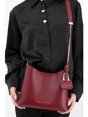 Sisley Kadın Kol Çantası SLY272 Bordo