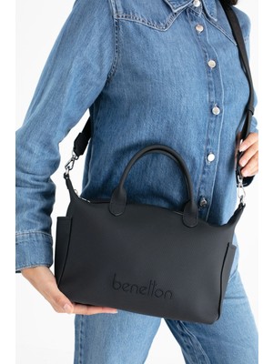 Benetton Kadın Kol Çantası BNT1678 Siyah