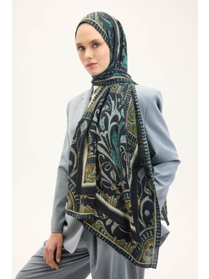 Silk Home Urban Hours Antik Siyah Mayda Şal 190X70