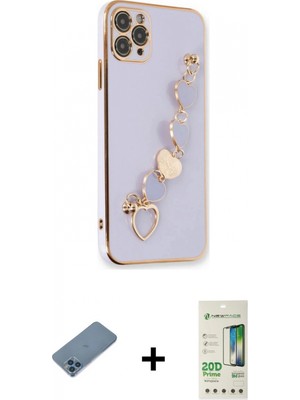 İlk El Grup Pilelistore™ iPhone 11 Pro Max Kılıf Nova Işık Prime - Siyah 20D Premium Cam Ekran Koruyucu + Shine Kamera Lens Koruma Cam - Mı