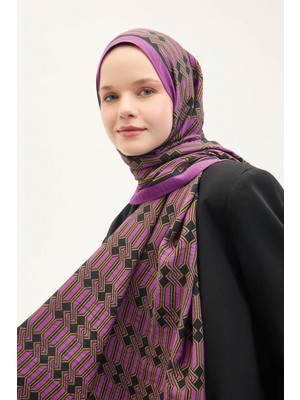 Silk Home Urban Hours Lumera Eflatun Mayda Şal 190X70