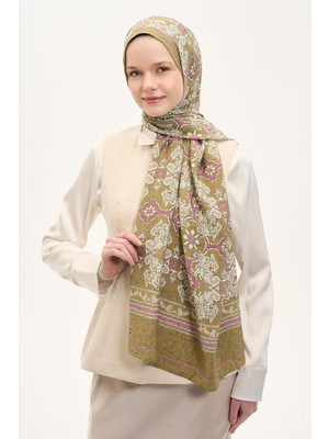 Silk Home Urban Hours Luvia Olive Mayda Şal 190X70