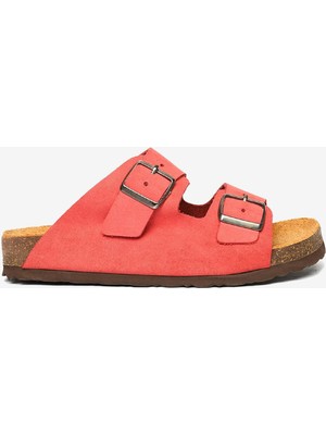 Greyder Kız Çocuk Pembe Hakiki Deri Terlik 5Y5VT65895