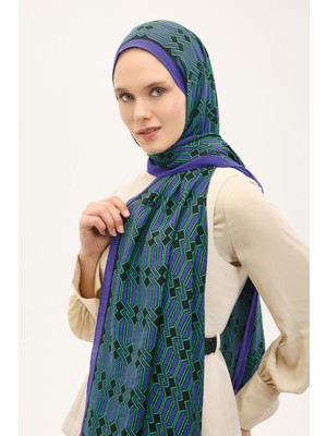Silk Home Urban Hours Lumera Mor Mayda Şal 190X70