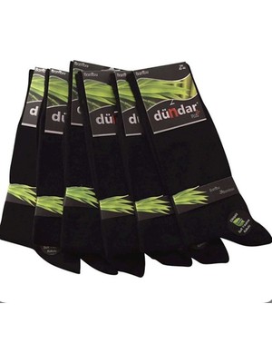 Dündar Unisex Klasik Uzun Çorap (Erkek /bayan )  Bambu Çorap 6 Çift -36-40 Numara