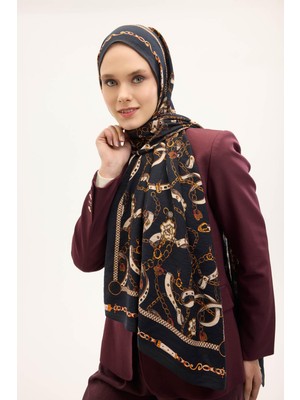 Silk Home Urban Hours Liora Koyu Siyah Mayda Şal 190X70