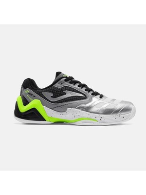 Joma TSETS2612AC Set Sert Kort Erkek Tenis Ayakkabısı Gümüş/siyah