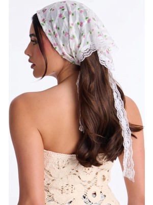 Katia & Bony Kiraz Desenli Taç Şeklinde Bandana