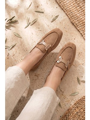 Stilbagshoes Wendi Ithal Toka Detaylı Kadın Günlük Ayakkabı Taba