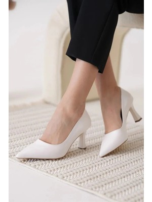 modaiconu Kadın Beyaz Stiletto TR12MS06B
