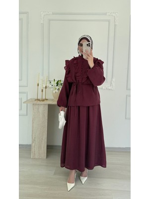 Salisburys Molly Nelly Kadın Vual Etekli Şık Takım
