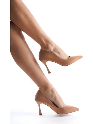 modaiconu Kadın Nude Saten Stiletto TR08MS01D