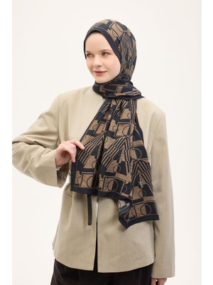 Silk Home Urban Hours Elvora Siyah Mayda Şal 190X70
