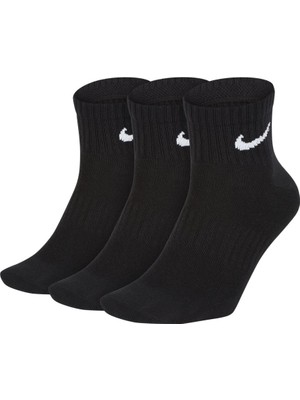 Nike Renkli Everyday Lightweight Training 3'lü Ankle Çorap 34 - 38 Beden Özellikli