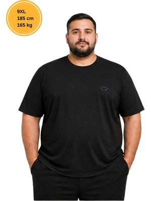 Yassino Premium Büyük Beden Oversize Erkek Tişört Oysho Kumaş Nakışlı