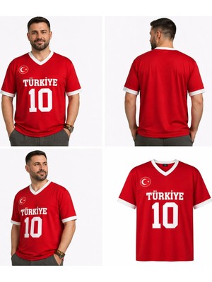 Yassino Türkiye Milli Takım Tişörtü Forma Tarzı Oysho Kumaş