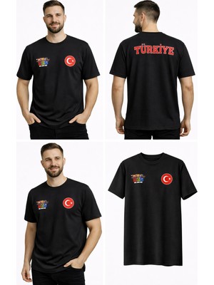 Yassino Dünya Kupası Konsept We Are 26 Türkiye Milli Takım Tişörtü Oysho Kumaş