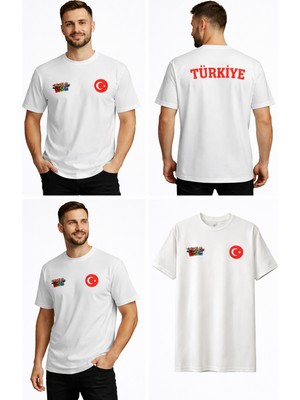 Yassino Dünya Kupası Konsept We Are 26 Türkiye Milli Takım Tişörtü Oysho Kumaş