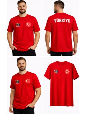 Yassino Dünya Kupası Konsept We Are 26 Türkiye Milli Takım Tişörtü Oysho Kumaş