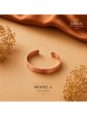 🧡Lotus Premium Doğal Bakır Bileklik Koleksiyonu – Ayarlanabilir Özel Tasarım Minimal Bileklik | Lotus Atölye ve İyi Yaşam Merkezi