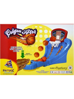 Mini Masa Üstü Basket Oyunu Eğlenceli Oyuncak