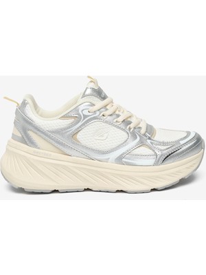 Greyder Kadın Beyaz Gümüş Spor Ayakkabı 6Y2PA59374