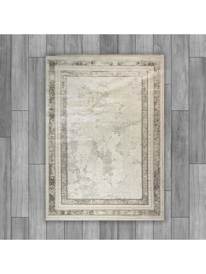 Sultan Halı Agah KF470 Krem-Camel (Etnik Bordürlü)