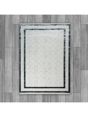 Sultan Halı Agah KF453  Gri - Mavi (Çerçeveli)