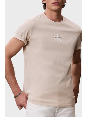 Calvin Klein Pamuklu Regular Fit Bisiklet Yaka Logolu T Shirt LV04RB866G2JX Erkek T Shirt LV04RB866G 2jx