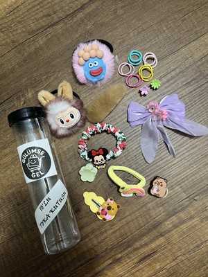 Gülümse Gel Toka Kavanozu Kız Çocuk Toka Kutusu Sürpriz Toka Kavanozu 10'lu