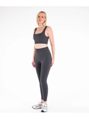 Leepsy Form Seamless Desensiz Düz Spor Tayt
