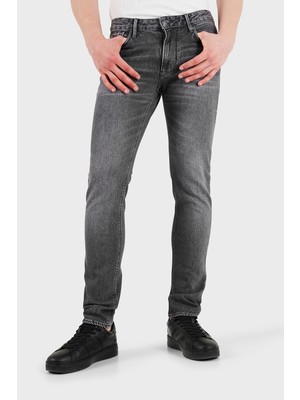 Emporio Armani Pamuklu Slim Fit Düşük Bel Jeans Erkek Kot Pantolon EM000121 AF17860 M8001