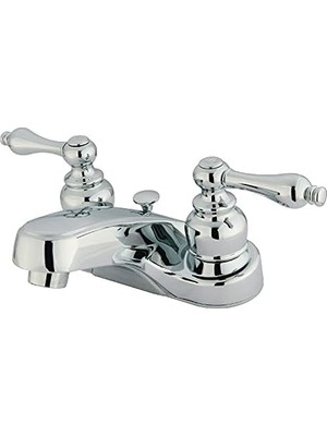 Skygo GKB251AL Magellan Ikiz Kollu 10 cm Merkez Set Lavabo Musluğu, Cilalı Krom