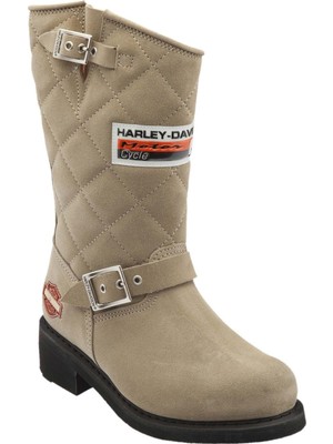 Harley Davidson Laconia Unisex Deri Bot Kum Su Geçirmez Özellikli Rahat Tabanlı Tasarım