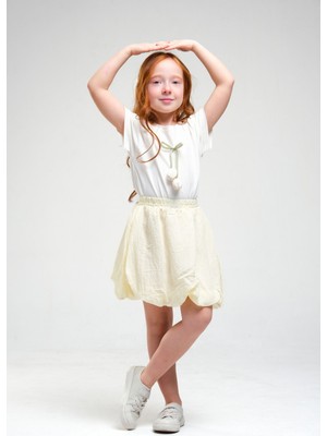 Hause Kids 4-8 Yaş Daisy Lovelye Kız Çocuk Takım-Sarı