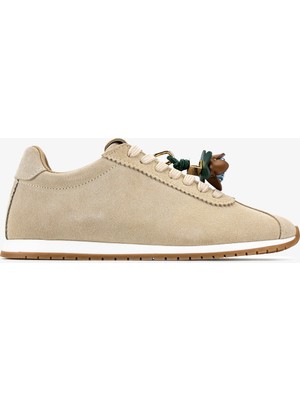 Valmenti Kadın Hakiki Deri Bej Süet Sneakers & Spor Ayakkabı 1009 182 Bn Ayk Y26 Bej Suet
