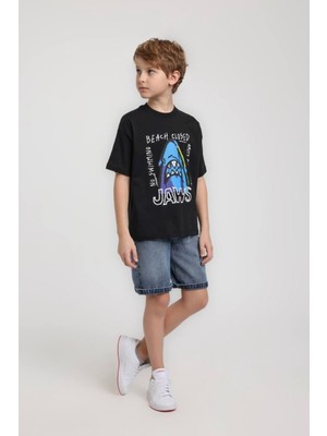 Hause Kids 5-14 Yaş Jaws Beach Erkek Çocuk Takım-Siyah