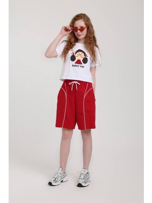 Hause Kids 5-14 Yaş Elena Muse Kız Çocuk Takım-Kırmızı