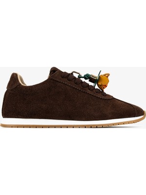 Valmenti Kadın Hakiki Deri Kahverengi Süet Sneakers & Spor Ayakkabı 1009 182 Bn Ayk Y26 Kahve Suet