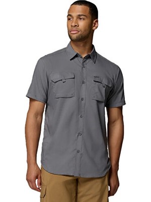 Columbia Silver Ridge Utility Ii Ss Erkek Günlük Kısa Kollu Gömlek 2157321023 Gri